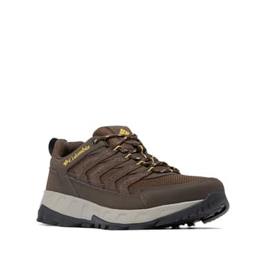 Columbia Mens Strata Trail Low, Cordovan/Golden Yellow, 11