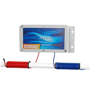 Timilge Electronic Water Descaler System, Reduces Limescale, Rust, and Minerals, No Chemicals, Easy Installation