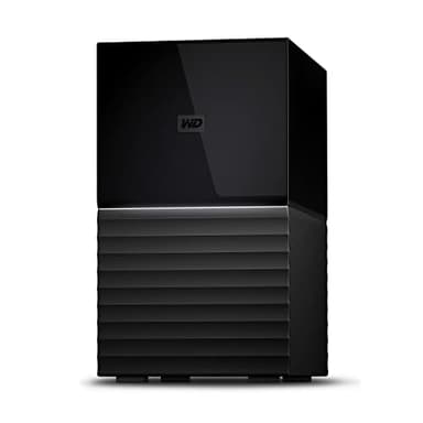 WD 20TB My Book Duo Desktop RAID External Hard Drive HDD, USB 3.1, With Password Protection and Auto Backup Software - WDBFBE0200JBK-NESN