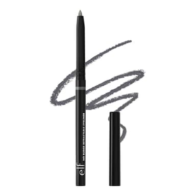 e.l.f. No Budge Retractable Eyeliner, Smudge-Proof Eye Makeup, Ultra Pigmented, Long Lasting Formula, Vegan & Cruelty-Free, Charcoal Grey