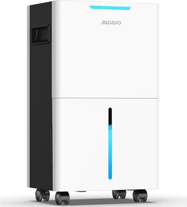 AIUSEVO 21 Pint Dehumidifier with Drain Hose for 1500 Sq.Ft Basement & Large Room, Intelligent Humidity Control (3 Modes, 24H Timer), Auto Defrost for Home, Bedroom & RV
