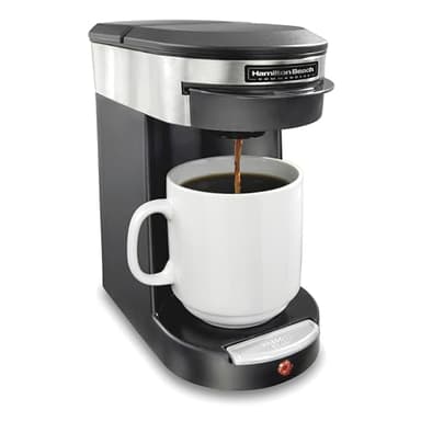Hamilton Beach Commercial Single-Cup Hospitality Coffee Maker, Black with Stainless Steel Accents, HDC200S-CA