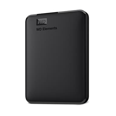 Western Digital 5TB Elements Portable External Hard Drive, USB 3.0 - Western DigitalBU6Y0050BBK-WESN,Black