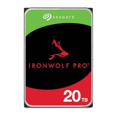 Seagate IronWolf Pro 20TB Enterprise NAS Internal HDD Hard Drive – CMR 3.5 Inch SATA 6Gb/s 7200 RPM 256MB Cache for RAID Network Attached Storage, Rescue Services (ST20000NTZ01/ST20000NT001)