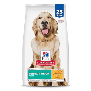 Hill's Science Diet Adult Perfect Weight Chicken Recipe Dry Dog Food 11.34 kg Bag