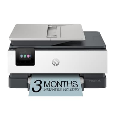 HP OfficeJet Pro 8125e Wireless All-in-One Color Printer, Instant Ink; Two-Sided Printing