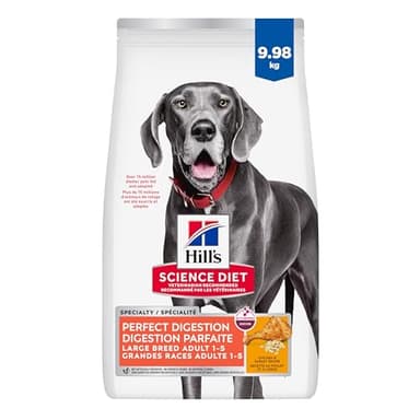 Hill's Science Diet Adult Perfect Digestion Large Breed Chicken, Brown Rice & Whole Oats Recipe Dry Dog Food 10.0 kg Bag