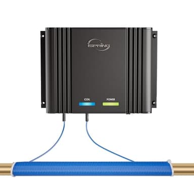 iSpring EDV2 Whole House Super Water Descaler, 10 Times More Powerful Alternative Electronic Salt-Free Hard Water Conditioner, Alloy Construction, Reduces Limescale, Prevents Deposits Build-up