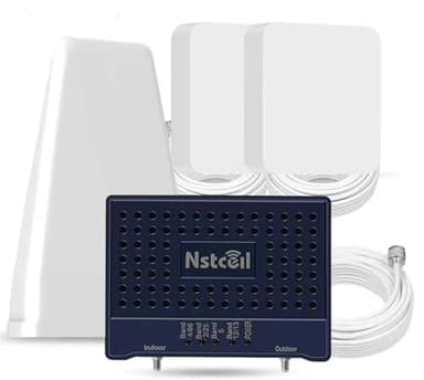 Cell Phone Booster for Home，Up to 7,000 sq ft,Cell Phone Signal Booster with 2 Indoor Antennas Band 66/2/4/5/12/17/13/25 for All Canadian Carriers | Boost 4G Data Signal | ISED Approved