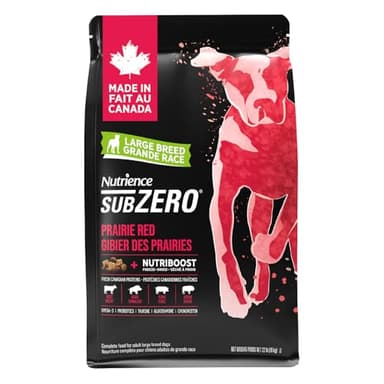 Nutrience Grain Free SubZero, Large Breed Dog Food Dry, 10kg (22lb), Canadian Prairie Red, Dry Dog Food, High Protein Kibble, Nourriture Pour Chien, Manger Pour Chien