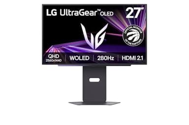 LG Gaming Monitor Ultragear OLED 27GX700A-B 27-inch/WQHD/280Hz/4th Generation Primary RGB Tandem OLED Panel/0.03ms/DCI-P3 99.5%/Maximum Brightness 1500cd/m²