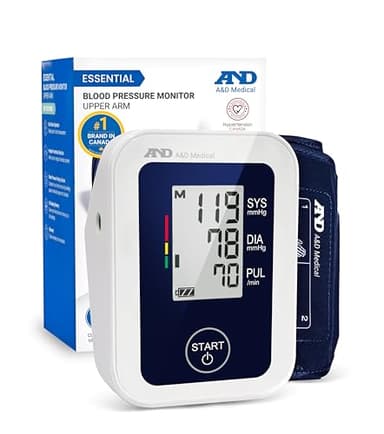 A&D Medical Blood Pressure Monitor for Home Use - UA-651CN - Upper Arm Precise BP Machine - Wide Range Cuff (8.6–16.5” / 22-42 cm) Easy To Use, One Click Operation, Adults, AA Batteries, 1-User