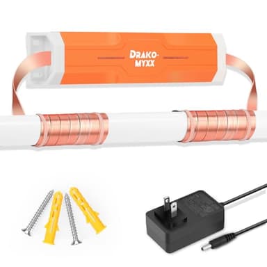 2026 Electronic Water Descaler No Salt Water Treatment System for Whole House, Compatible With Pipes Up to 1 Inch (25.4 mm) in Diameter, Effectively Reduces Limescale and Mineral Deposits