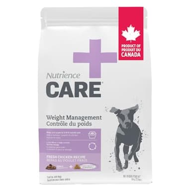 Nutrience Care Weight Management Dog Food, 10 kg (22 lb), Fresh Canadian Chicken, Grain & Gluten Free, Dry Dog Food, Nourriture Pour Chien, Manger Pour Chien