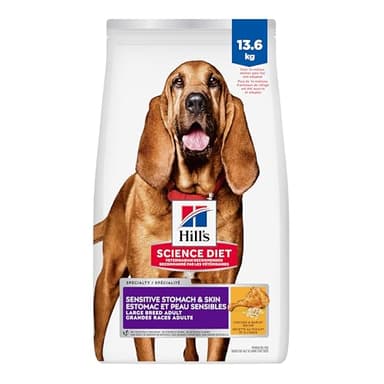 Hill's Science Diet Adult Sensitive Stomach & Skin Large Breed Dry Dog Food, Chicken Recipe 13.6 kg Bag