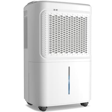 Dehumidifier for Basement 2500 Sq.Ft, 31 Pints Home Dehumidifiers with Drain Hose for Large Room Bathroom, Auto Drain or Manual Drainage, Intelligent Humidity Control, Dry Clothes, Auto Defrost