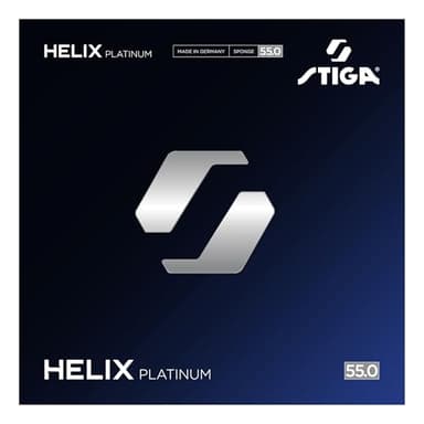 STIGA Helix Platinum 55 Red 2.2 – The Professional’s Table Tennis Rubber with Maximal Speed and Spin, Ultra-Hard 55 ° Sponge, Premium Quality