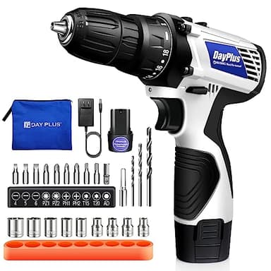 EFAN 16.8V Cordless Power Drill Combi Driver Electric Screwdriver Tools Kit