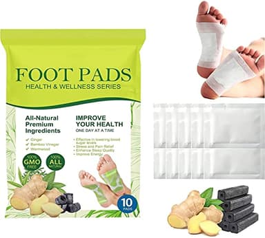 Foot Pads To Remove Toxins, Blood Glucose Reducing, for Women Men Better Sleep, Stress Relieve, Footbeds for Reducing Blood Sugar,Safe and Easy To Use (5pack)