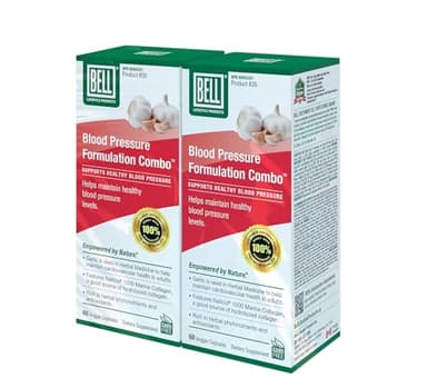 Bell Blood Pressure Formulation Combo™ - 2 Pack Combo - Unique Natural Blend of Green Coffee Bean Extract, Garlic & Celery Seed Extract - Lower Blood Pressure Supplements - 60 capsules, Vegan, Non-GMO